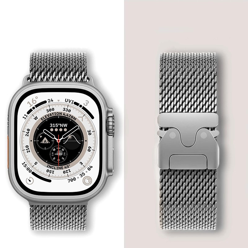 Mesh Coil Strip - Pulseira Milanese Loop para Apple Watch