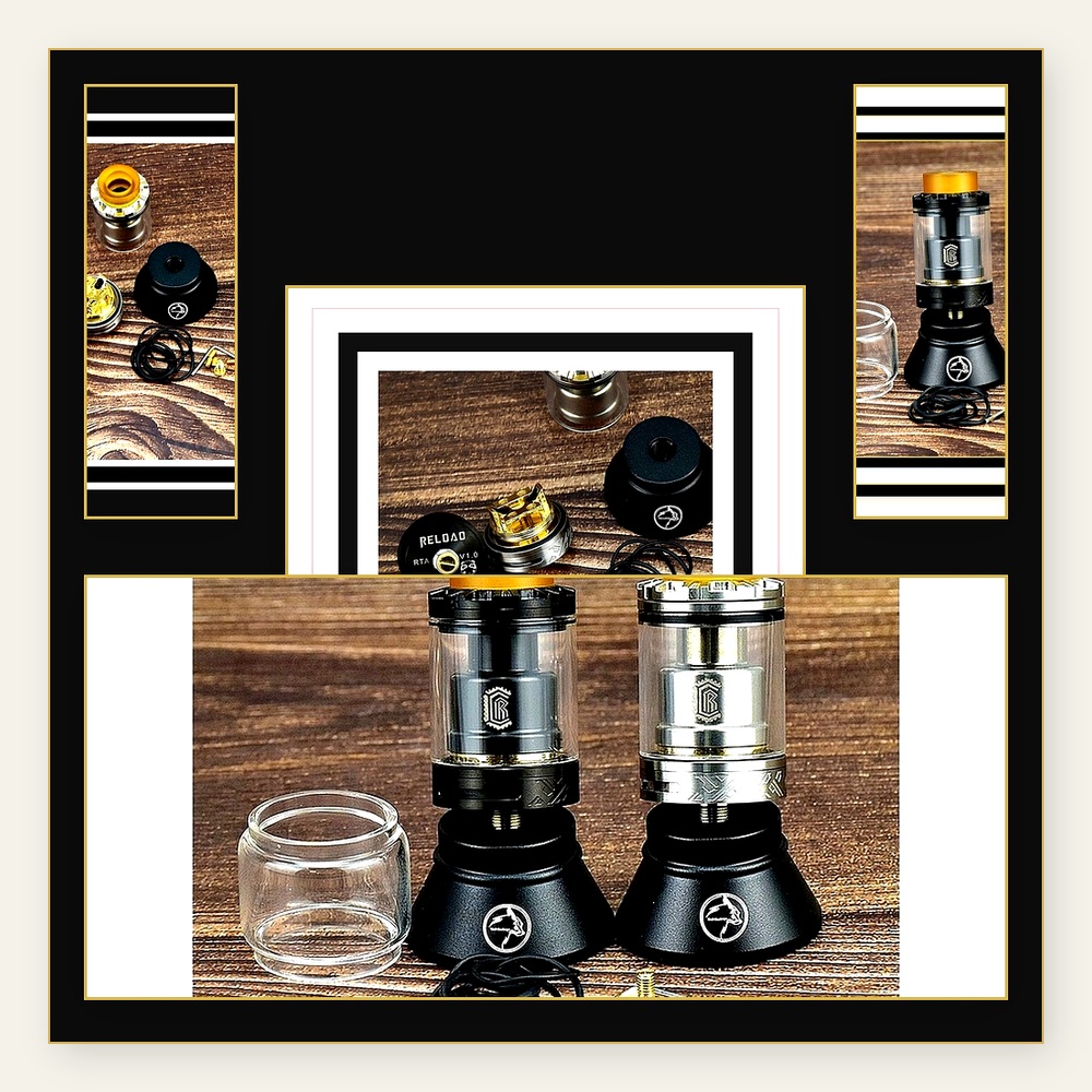 Accessories For Vaping - ReLoad RTA 24mm 3.5ml Atomizador Reutilizável