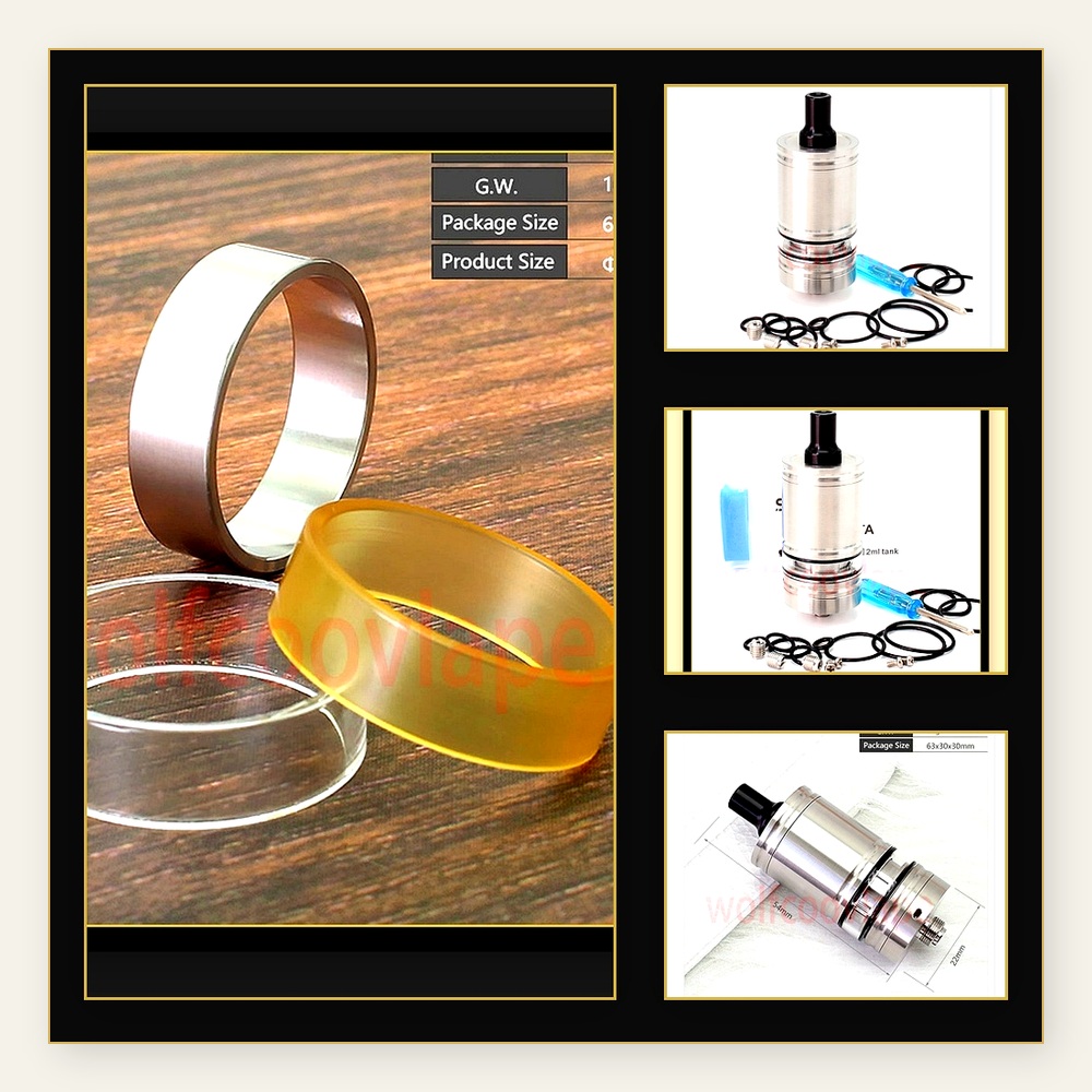 Vaping Air - Atomizador Wolfcoolvape Lindy RTA 5ml -