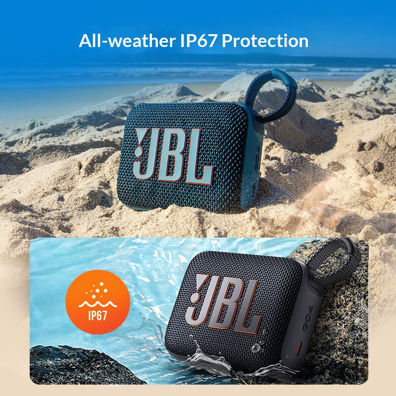 Coluna JBL GO4 à prova de poei - Jbl Speaker Go 4 avaliação e preço